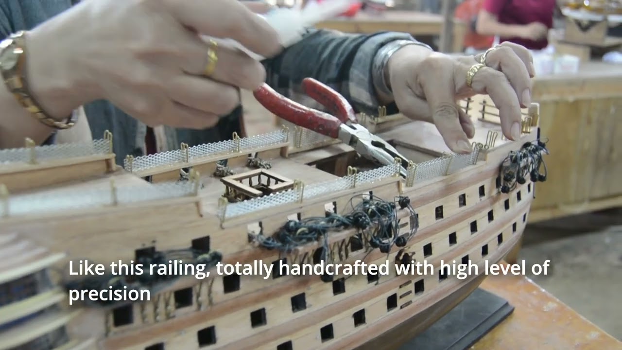 HMS Victory Medium - Wooden Ship Model from OMH