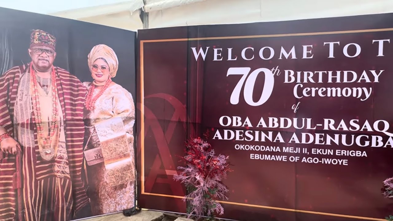 70TH Birthday of HRM. Oba Abdurazaq Adenugba, the EBUMAWE of Ago-Iwoye.  04/02/2025. Part 1