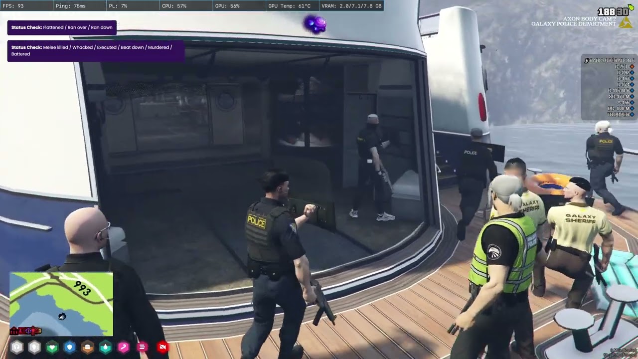 GTA RP GALAXY DZ ROLEPLAY - الهجوم على عصابة تسرق يخت