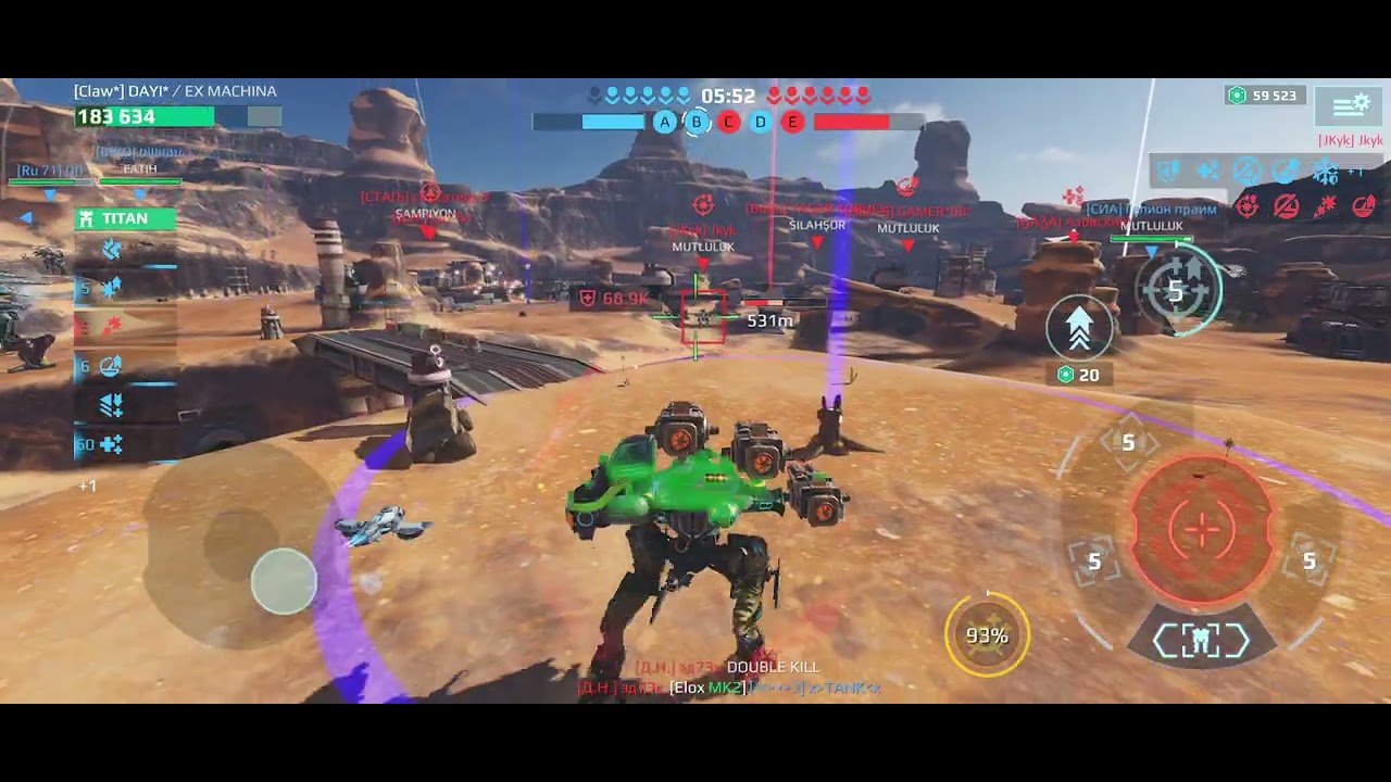 1 robot + 1 Titan, işlem tamam 🙂