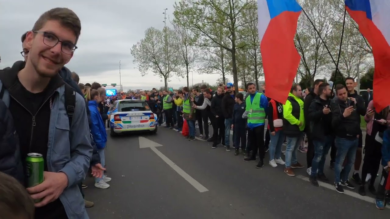 WRC Ceremonial start 2022 - 78 drivers at Croatia, Zagreb in 4K, 60fps