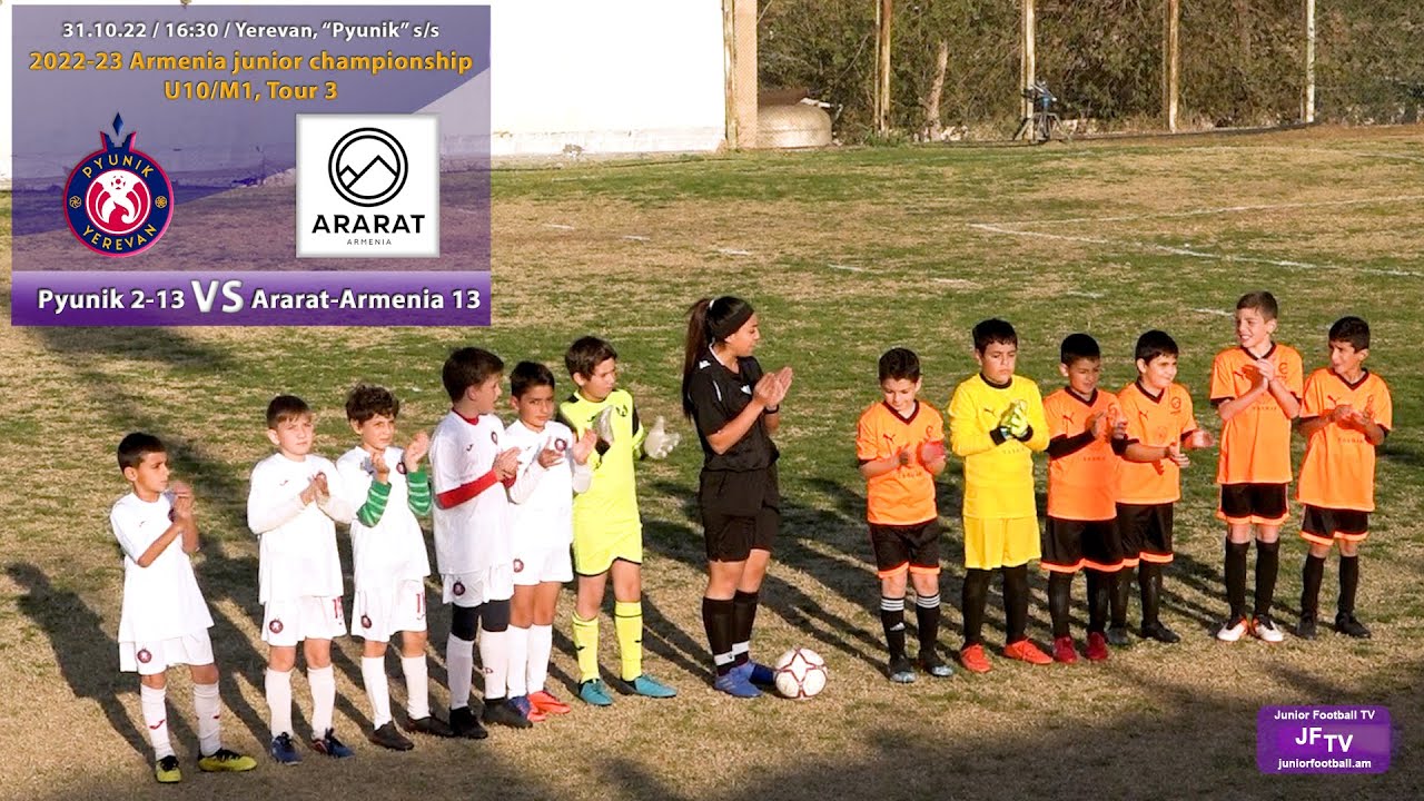 Pyunik 2-13 (5-5) Ararat-Armenia 13 (31.10.22) 2022-23 AJC U10/M1, Tour 3
