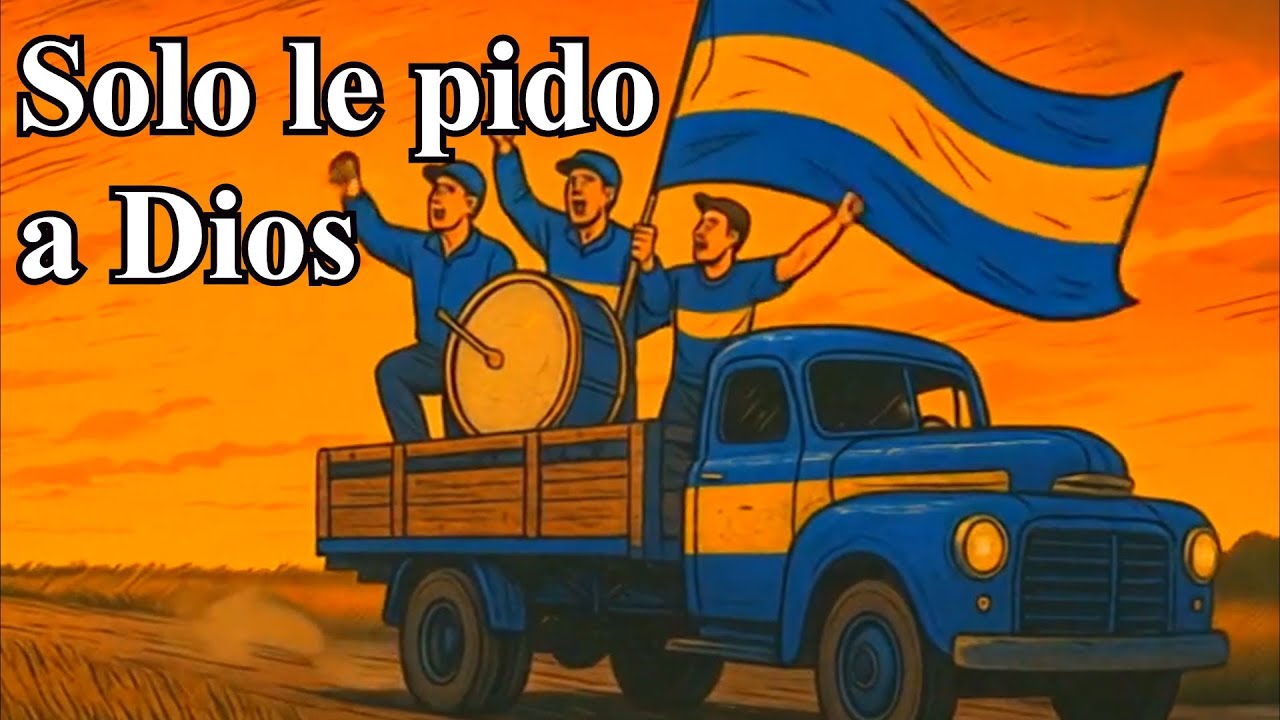 Solo le pido a Dios - canción de Boca Juniors - animada