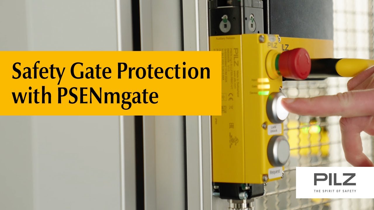 Safety Gate Protection with PSENmgate | Pilz