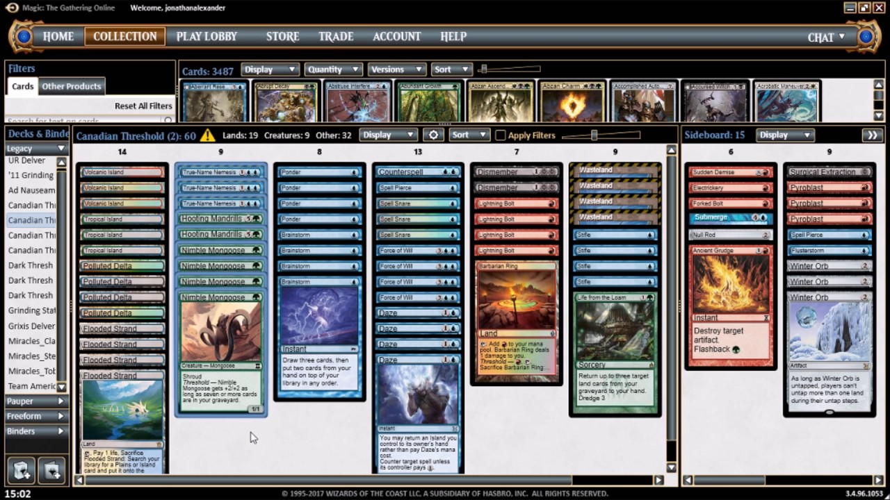 February Legacy Challenge Deck Tech: Canadian Threshold
