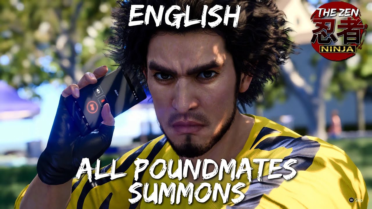 Like a Dragon: Infinite Wealth - All Poundmates Summons English (4K 60FPS)