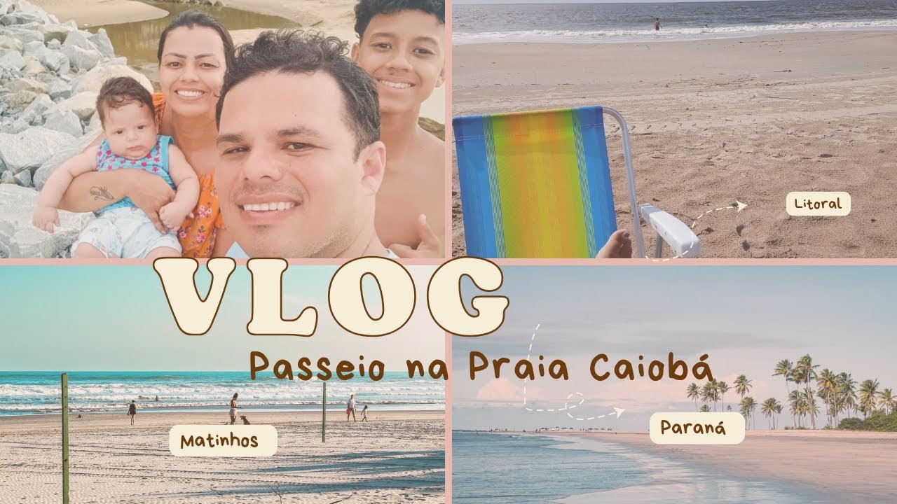 Passeio na Praia de Caiobá Matinhos PR Litoral
