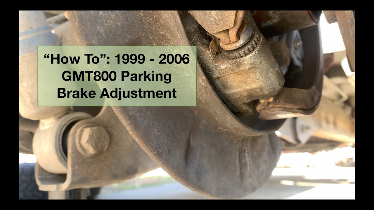 «Как сделать»: Регулировка стояночного тормоза GMT800 1999–2006 гг.