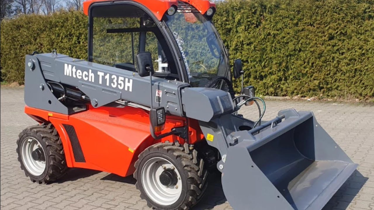 MTECH T 135H - Prezentacja - Ładowarka teleskopowa