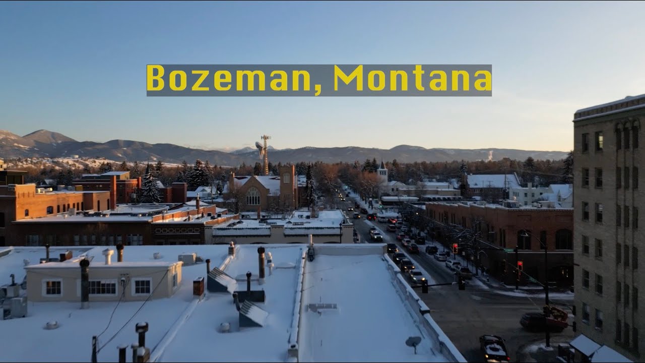 Bozeman, Montana - Drone montage