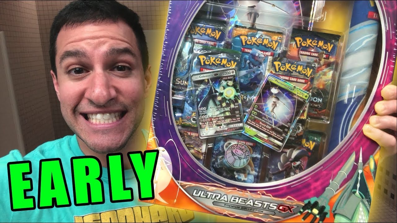 NEW POKEMON SUN AND MOON BOX OPENING EARLY!