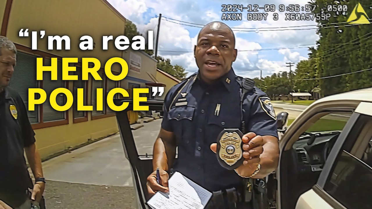 Fake Officer Tricks Traffic with Red Lights then Gets Pulled Over by the Police Chief