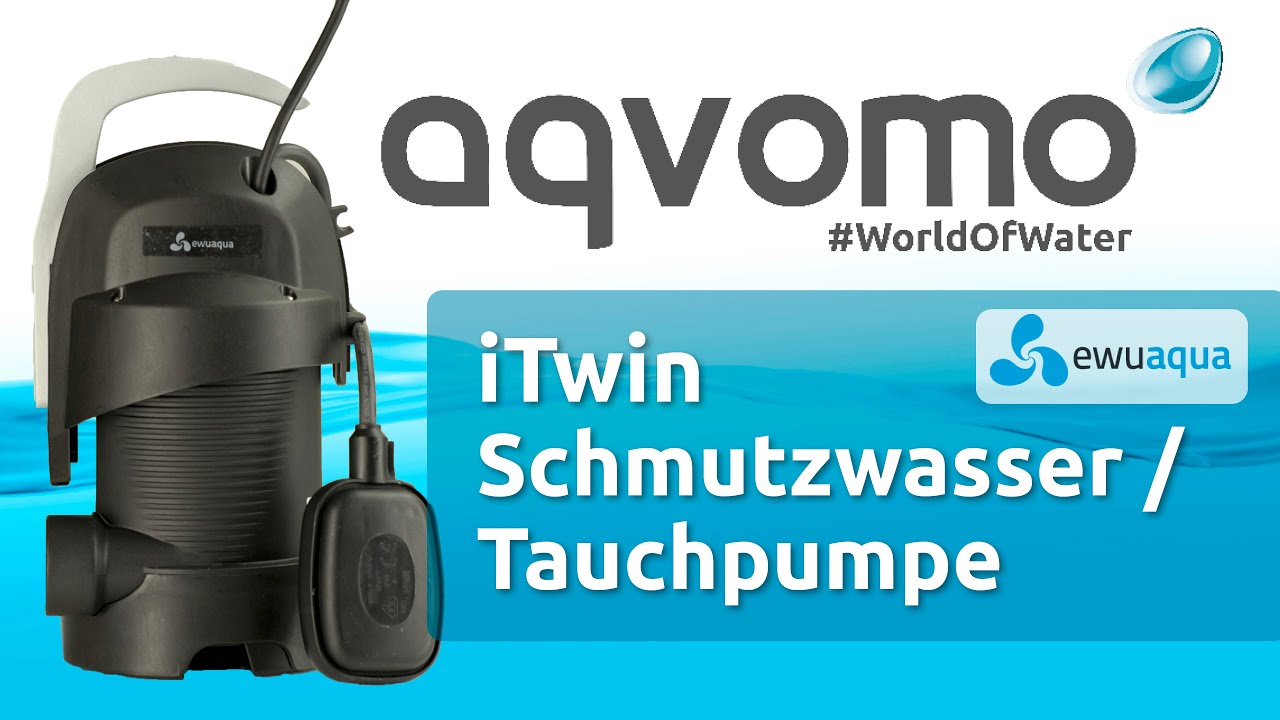 aqvomo iWater iTwin Schmutzwasser Tauchpumpe