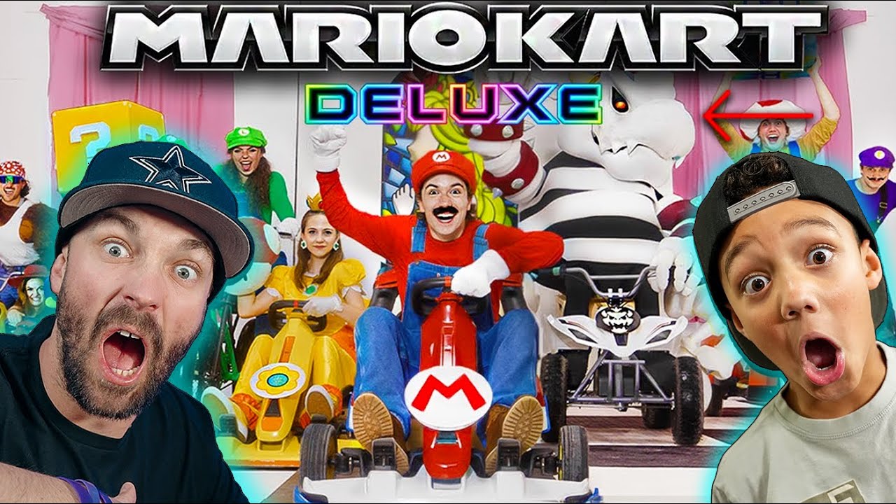 🔥 MUST WATCH: Mario Kart IRL 2 with Shiloh & Bros! EPIC Reactions!