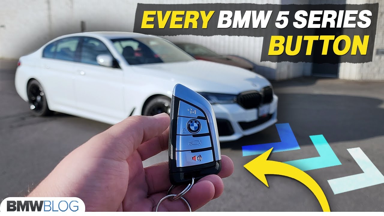 BMW 5 серии — каждая кнопка подробно описана