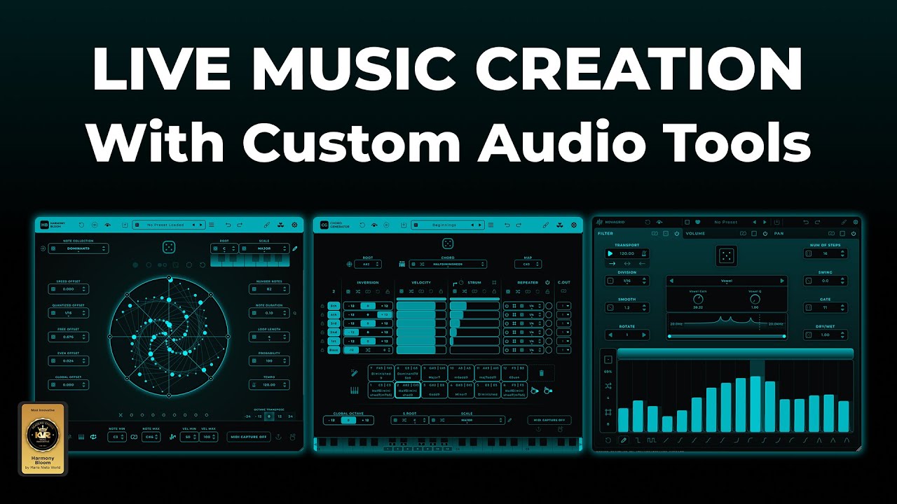 Live Music Creation with With Custom Audio Tools #157