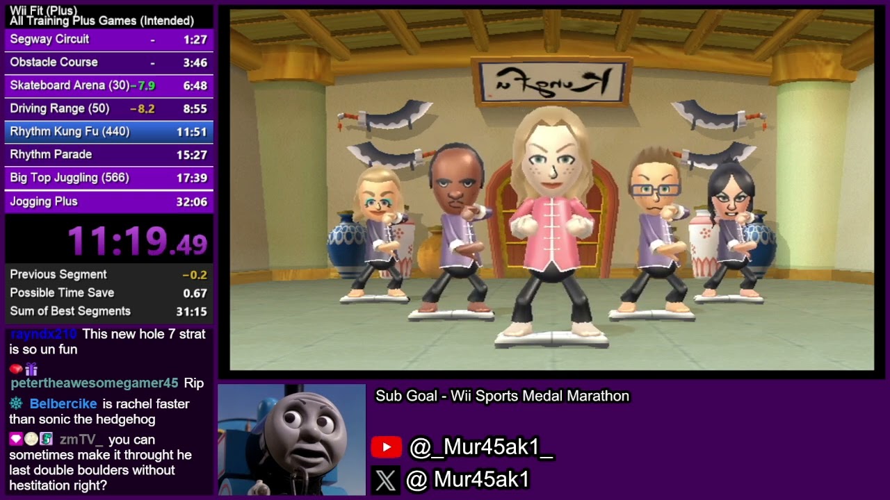Wii Fit (Plus) - All Training Plus Games (Intended - 31:56)