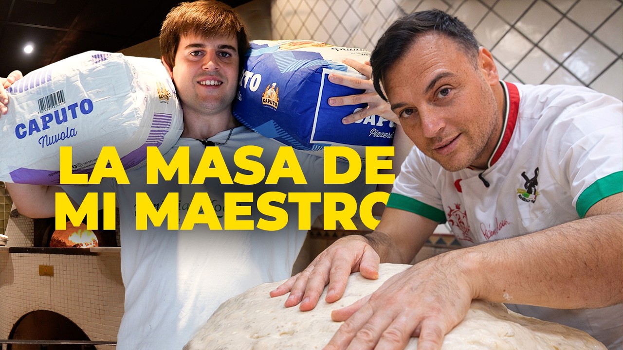 ¿Cómo hace la MASA de pizza mi MAESTRO PIZZAIOLO? 🍕