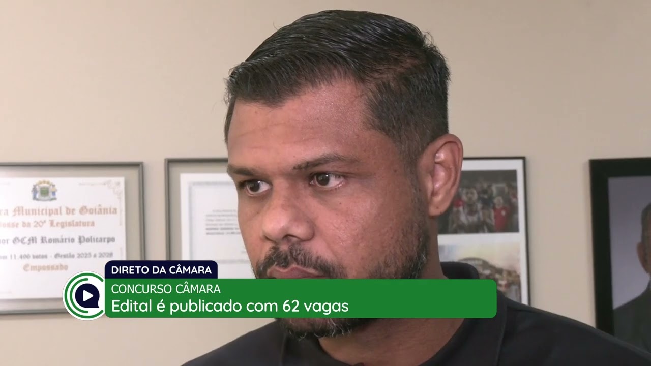 Câmara e Instituto Verbena divulgam edital de concurso público