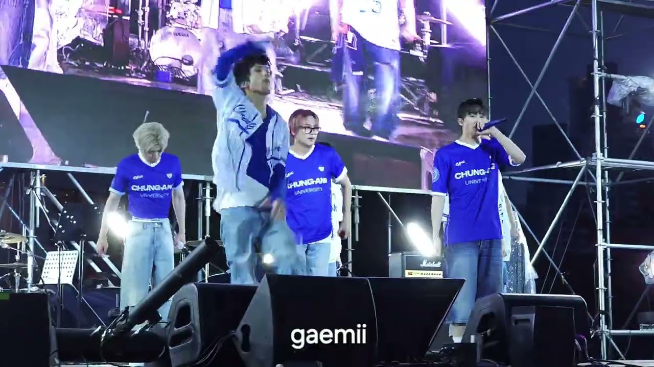 250523 맛 HOT SAUCE | 2025 중앙대학교 축제 LUCAUS CHUNGANG University Festival 단체직캠 fullcam #엔시티드림 #nctdream