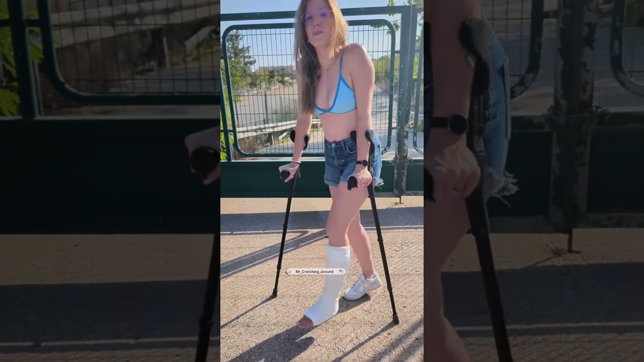 Casted summer: Plaster cast funny day vlog (full video on comments)