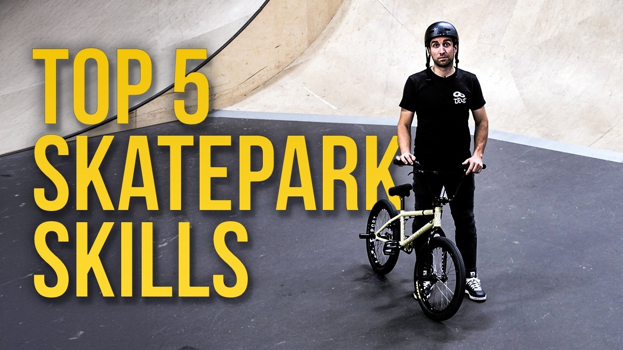 5 важнейших навыков для катания в BMX-скейтпарке