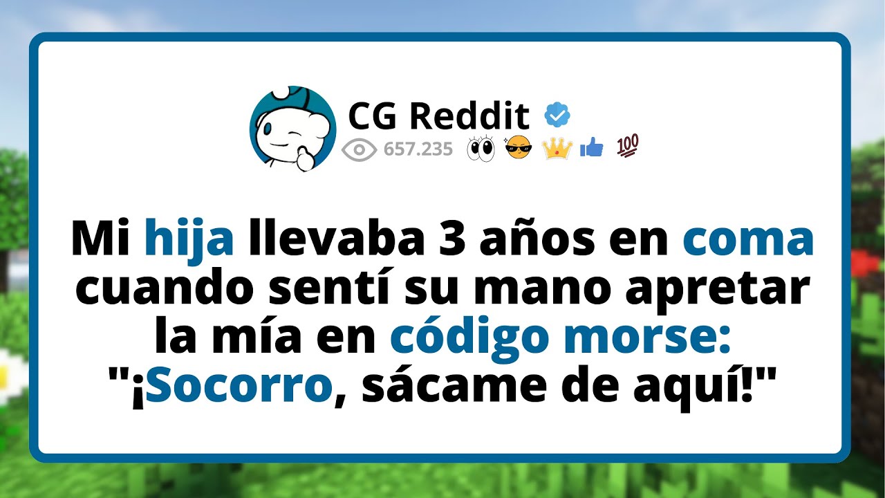 Mi hija llevaba 3 años en coma cuando sentí su mano apretar la mía en código morse: 