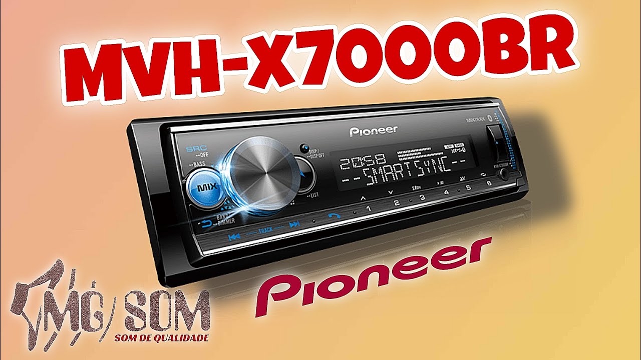 SOM PIONEER MVH X7000BR FUNÇÕES E CARACTERÍSICAS