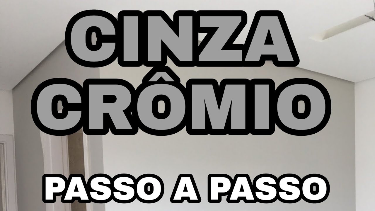 Como fazer o CINZA CRÔMIO passo a passo