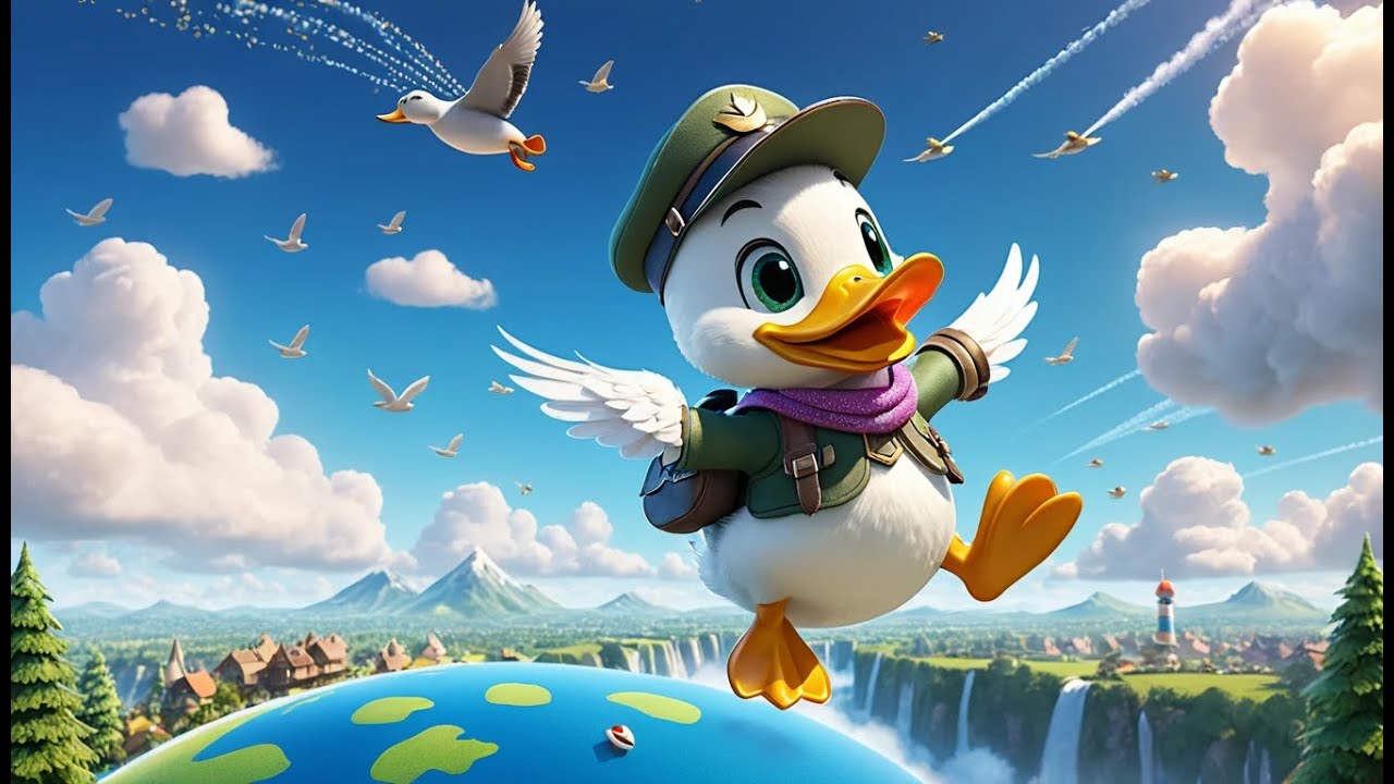 Ducky Flappy Wings Go Flap Flap Flap | Fun Duck Song for Toddlers | Energetic Nursery Rhyme for Kids
