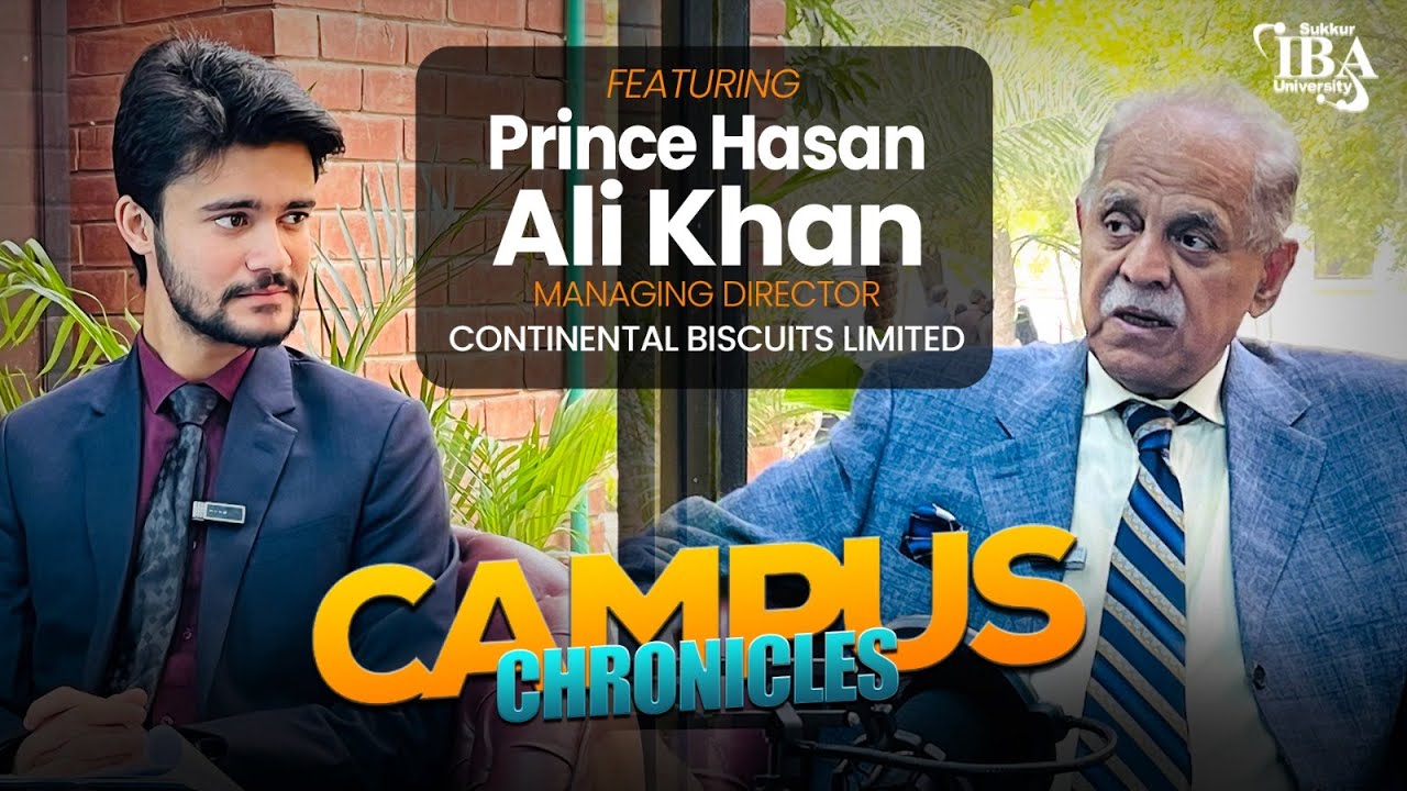 Talk with Prince Hasan Ali Khan | Managing Director Continental Biscuits Limited