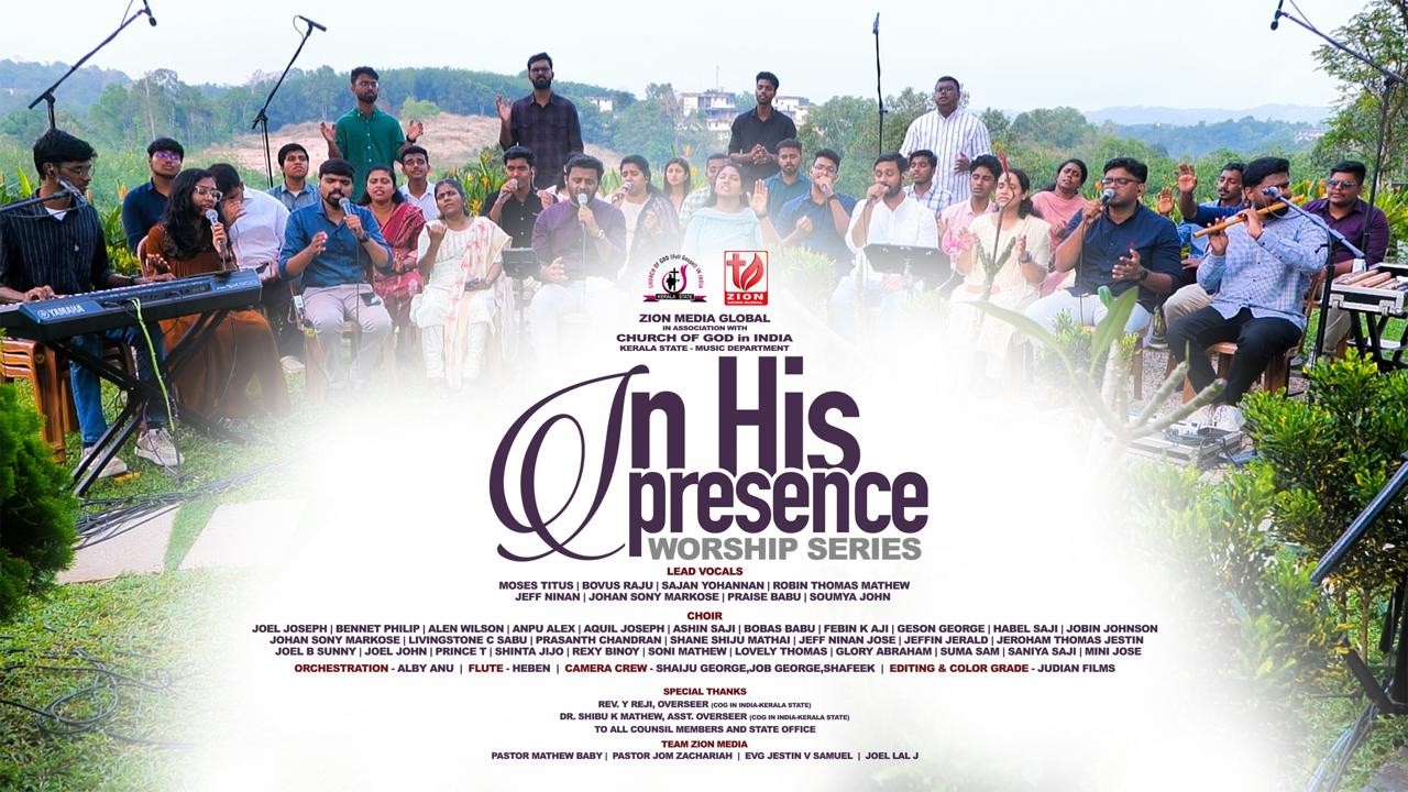In His Presence - Worship Series Vol 1 | Live Malayalam Christian Worship  | Zion Media Global