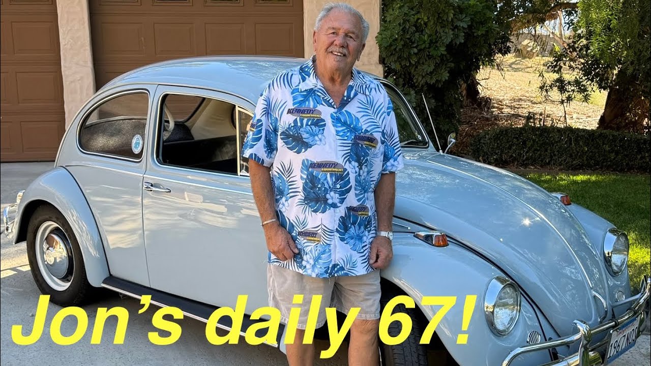 Ежедневно ездящий на VW Bug 67 Джона