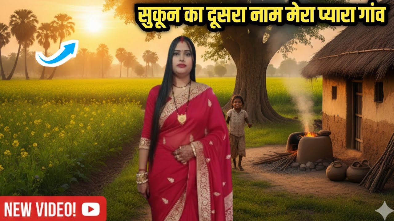गाँव की सुबह और खेतों की हरियाली 😍| Peaceful Village Morning Routine❤️