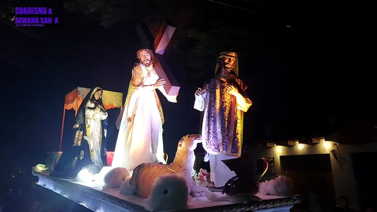 Procesión de Jesús Nazareno del Templo del Calvario de la Antigua Guatemala. 2023.