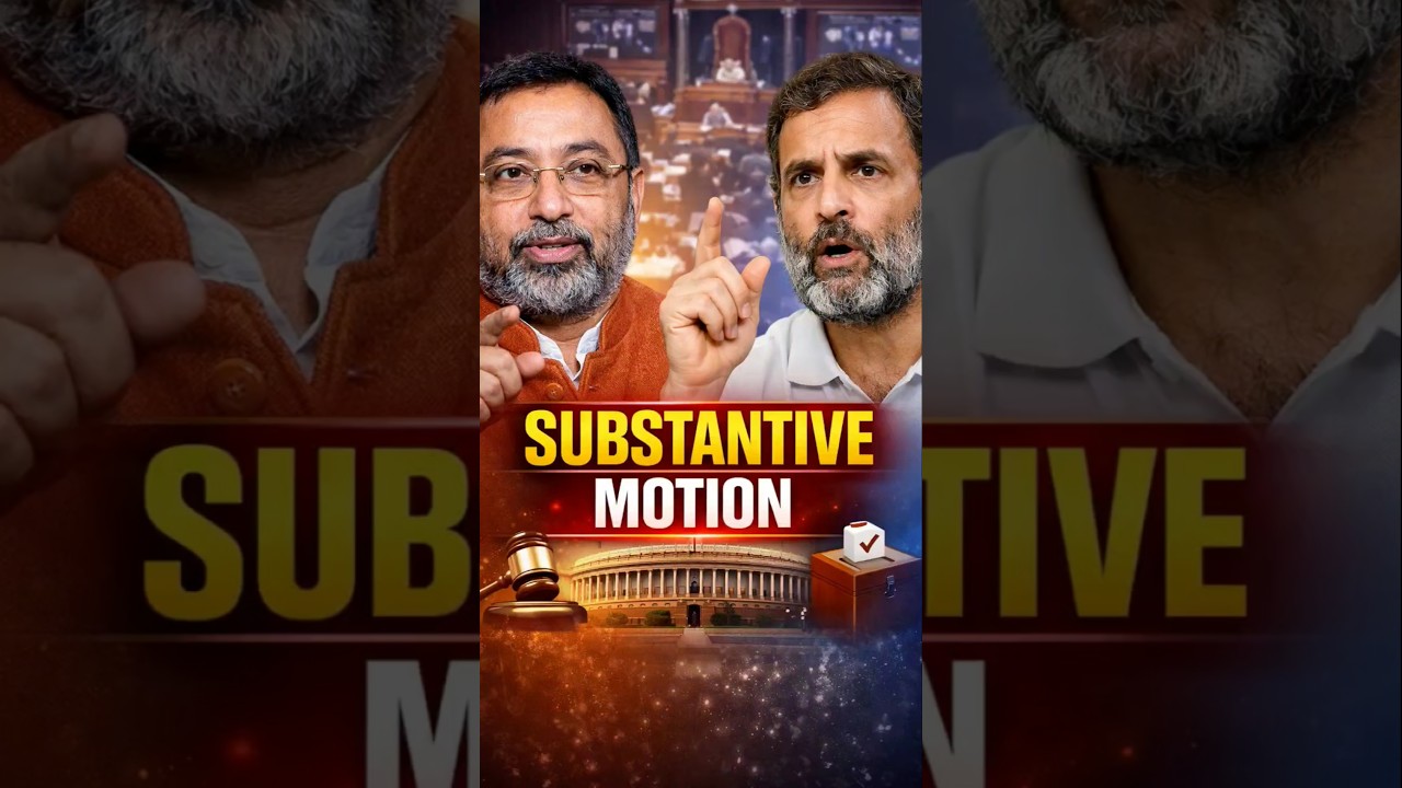 Can Rahul Gandhi Be Expelled from Parliament? Substantive Motion Explained