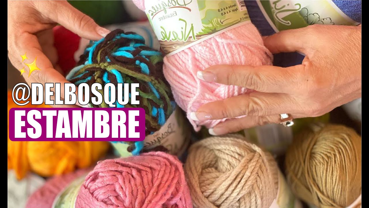 🔥 TE RECOMIENDO UTILIZAR @DELBOSQUE ESTAMBRE - UNA MARCA 100% MEXICANA - YO TEJO CON LAURA CEPEDA 🔥