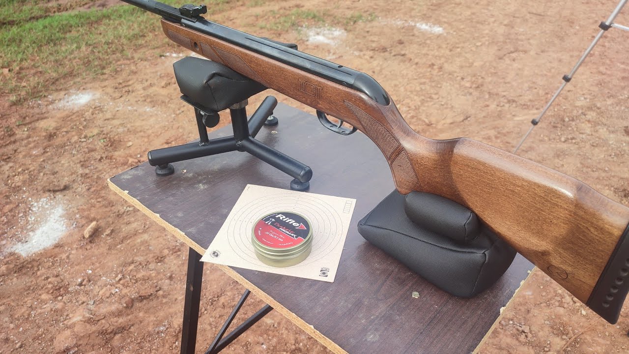 GAMO HUNTER 440 5.5 EM TESTES NA MIRA ABERTA