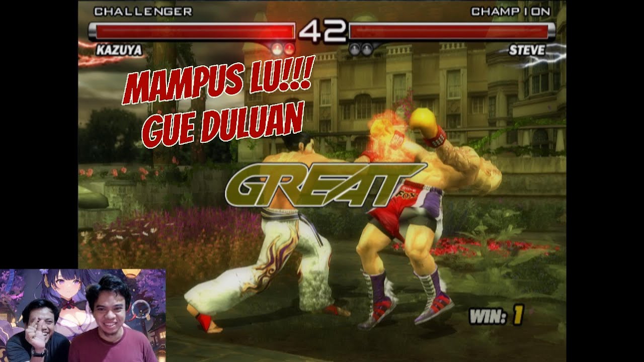 JANGAN REMEHIN TEMEN DIEM! Sekalinya Main Tekken, Gue Dirataian 22 Ronde!