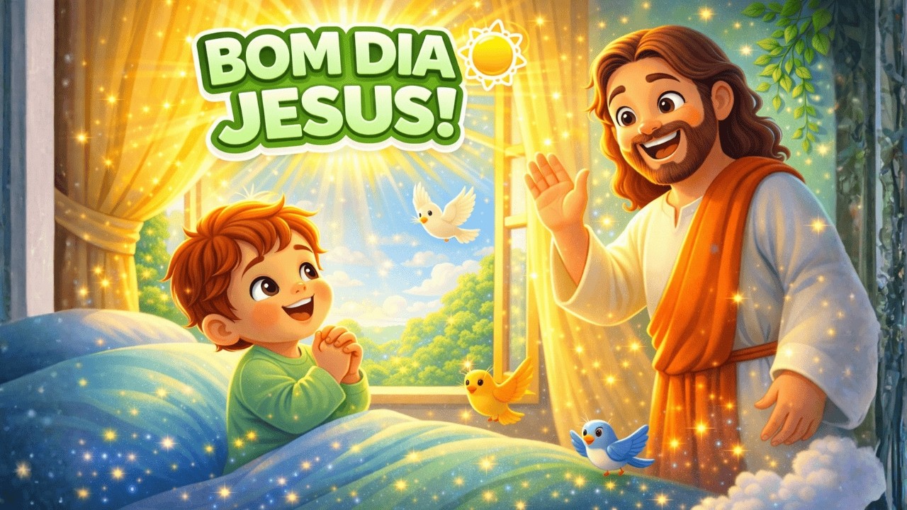 Bom Dia, JESUS! | Música Infantil Cristã para Começar o Dia com Alegria