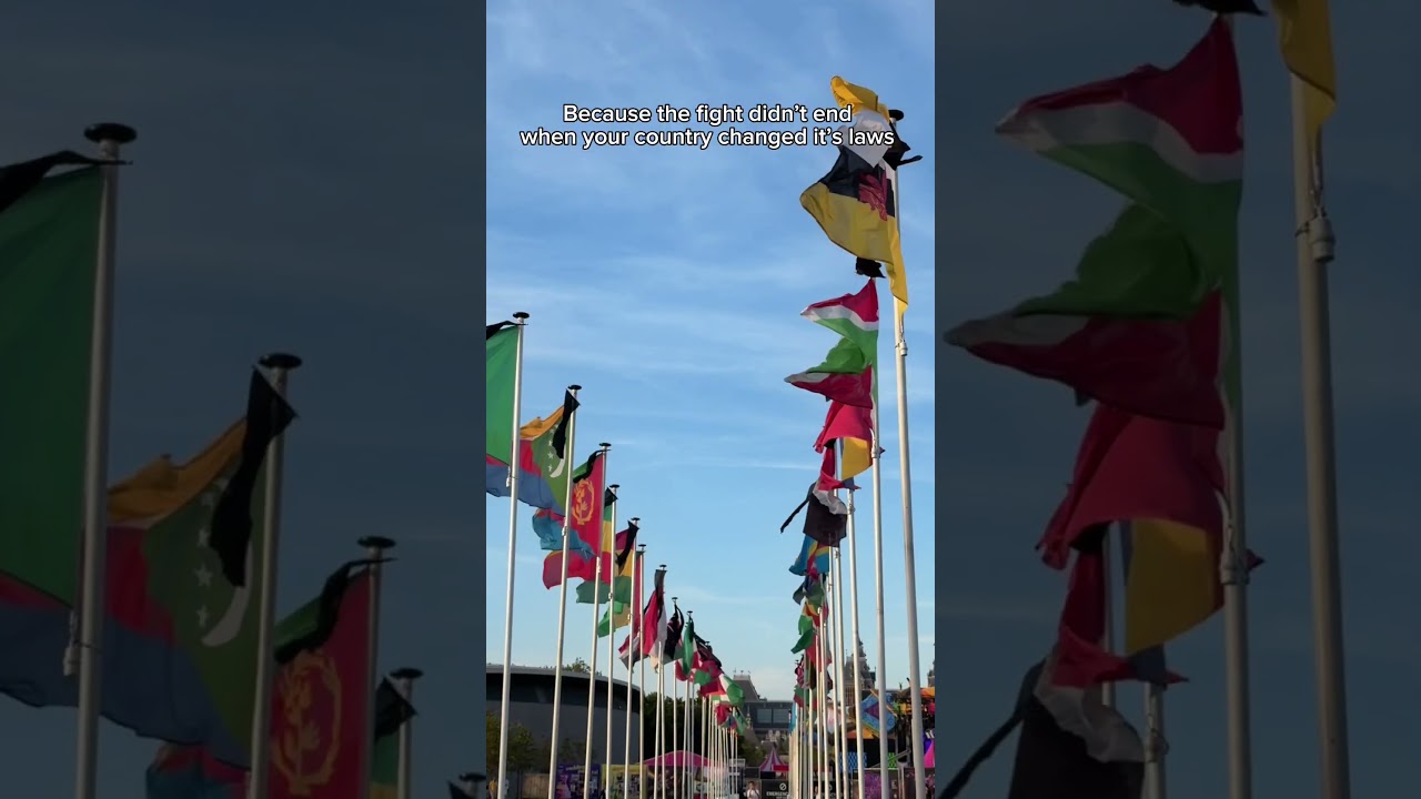 Came across the most powerful Pride monuments we&rsquo;ve ever seen🌈 #pride #lgbt #humanrights #lgbtq