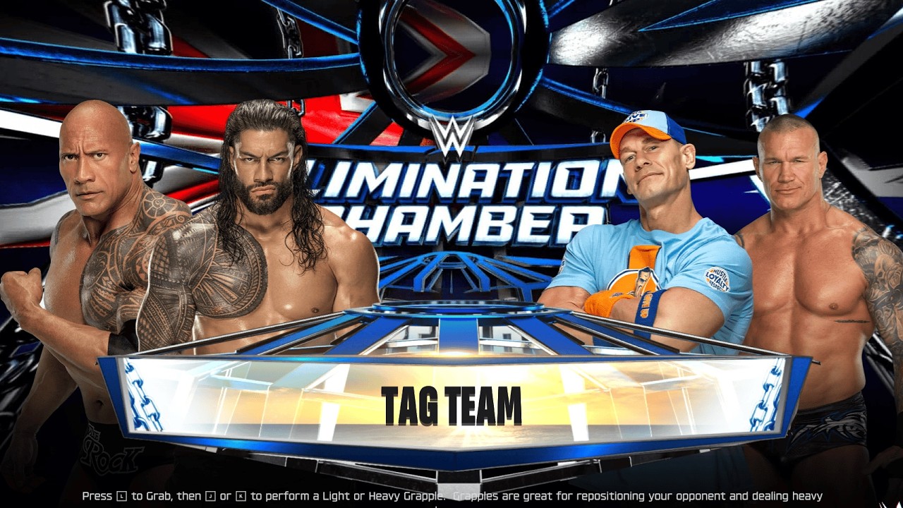 FULL MATCH - THE ROCK & ROMAN REIGNS VS JOHN CENA & RANDY ORTON