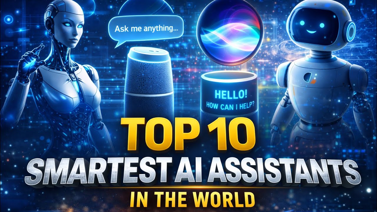 Top 10 Smartest AI Assistants in the World #Top10#AI