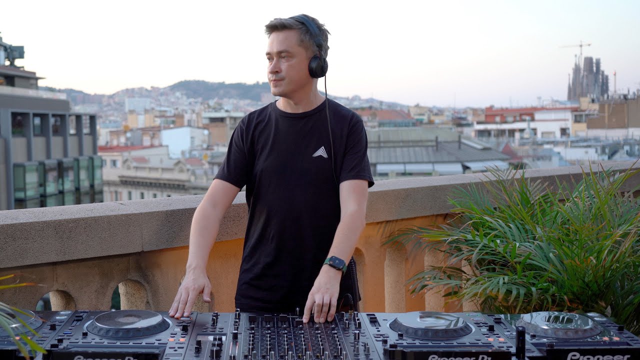Greenjack - Live @ Barcelona, Rooftop Melodic Techno & Progressive House DJ Mix 4K 18.8.2023