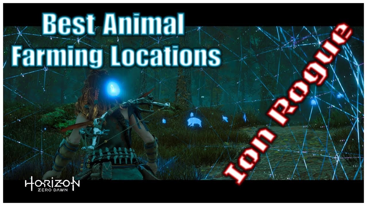 Very Best places to farm, All animal goods, in Horizon Zero Dawn