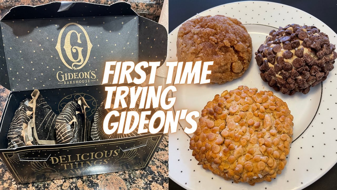 Trying Gideon's Bakehouse Cookies For the First Time Thousands of Miles Away!