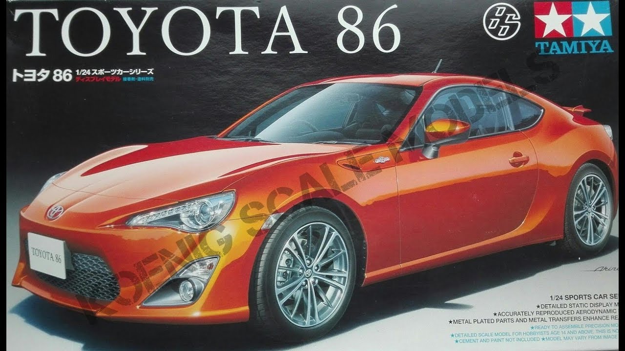 Обзор Toyota 86 Tamiya 1/24 (сборные модели)