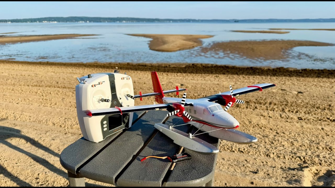 E-flite UMX Twin Otter BNF on Floats - TEENY TINY FLOATPLANE ON A GIGANTIC LAKE!!!