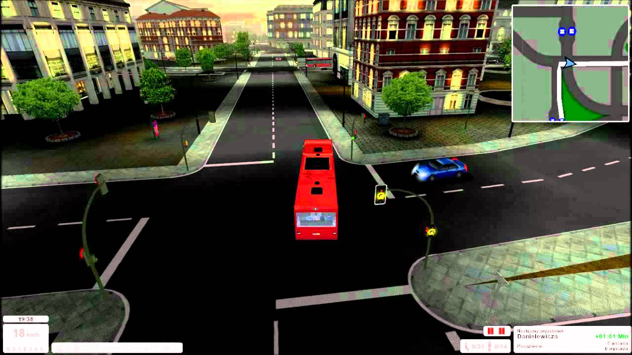 Symulator Autobusu - polska wersja - gameplay