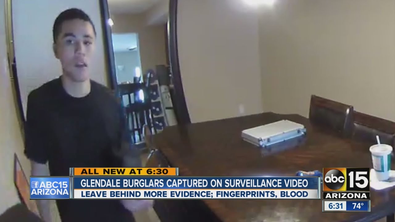 Glendale burglars captured on surveillance video
